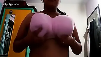 Srilankan Bbw Undresses For Her Boyfriend On Camera, Revealing Her Large Breasts