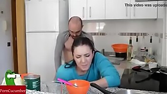 Indian Couple Enjoys Hardcore Sex In Their Kitchen