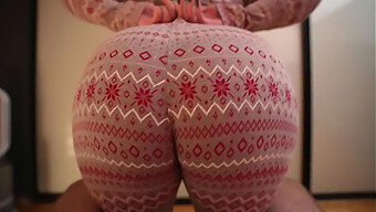 Pov Video Of Curvy Step Sister'S Xmas Gift