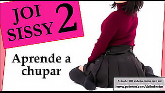 Sissificación E Instrucción Para Masturbarse: La Española Enseña A La Sissy A Chupar