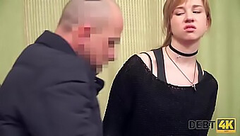 Groba Vožnja Alice Klay Z Zbiralcem Posojil V Rdečih Laseh Slave