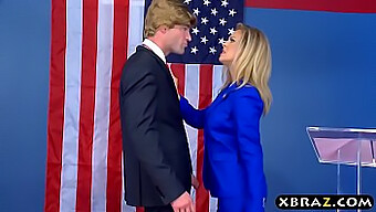 Nikki Benz Protagoniza Esta Escena Interracial Mientras Un Impactado Ivanka Drumpf Es Follado Analmente