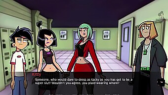 Gadis Goth Yang Dianimasikan Menjadi Nakal Dengan Danny Phantom