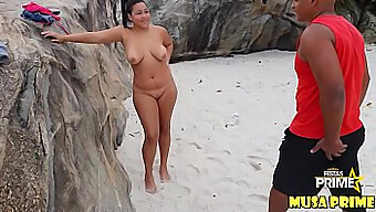 Brazilian Teen Shows Off Her Skills On The Beach