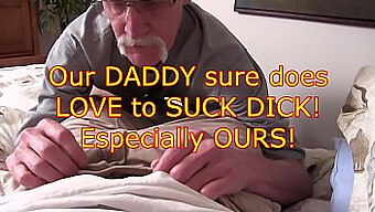 Enjoy Forbidden Family Fun With A Teen Sucking And Licking Daddy'S Cock