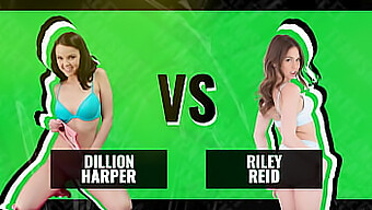 Riley Reid In Dillion Harper V Vročem Tekmovanju Za Ultimativno Nagrado