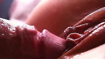 Sperm Cascading Down The Intimate Area In Slo-Mo And Extreme Close-Up