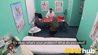 Fake Hospital Scene With Czech Blonde Giving Oral To Doctor And Swallowing