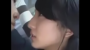 Japanese Teen Bus Ride Gets Steamy