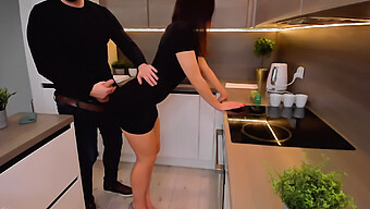 Intense Kitchen Encounter With A Kinky Neighbor