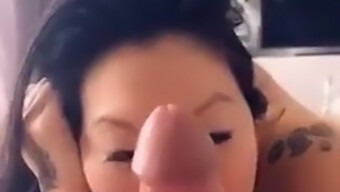 A Busty Asian Woman Indulges In Rough Sex With Her White Partner While Pregnant