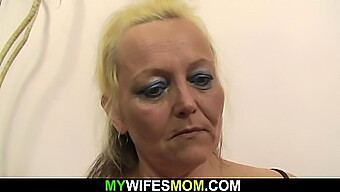 Taboo Encounter With An Elderly Father-In-Law And A Blonde Step Mother