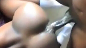 Big Black Shemale'S Tight Ass Gets Pounded