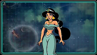 Viaje Erótico De La Princesa Jasmine En El Canal Estelar Del Akabur