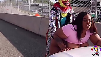 Gibby The Clown Engages In Sexual Activity With Juicy Tee Along A Highly Traveled Road In Atlanta, Resulting In Widespread Attention.