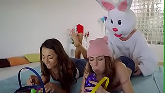 Lily Adams And Alex Blake'S Easter Anal And Creampie Exchange