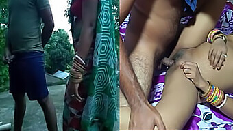 Indian Neighbor'S Wife Caught Pleasuring Herself On The Rooftop And Then Had Sex